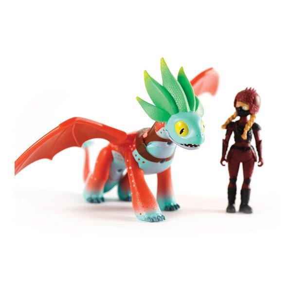 Spin Master  DreamWorks Dragons "Les 9 Mondes" - Set d'Aventure, figurine de dragon et de cavalier, assortiment aléatoire 