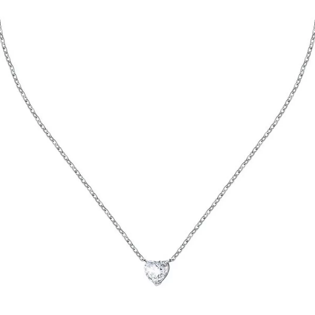 La Petite Story - Halskette, Love, 45.5CM, Silber