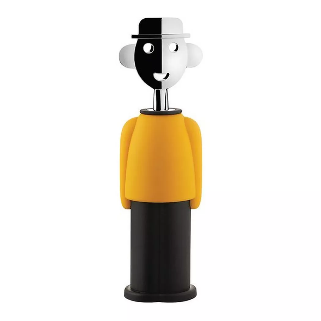 Alessi Alessandro M Corkscrew Yellow / Black