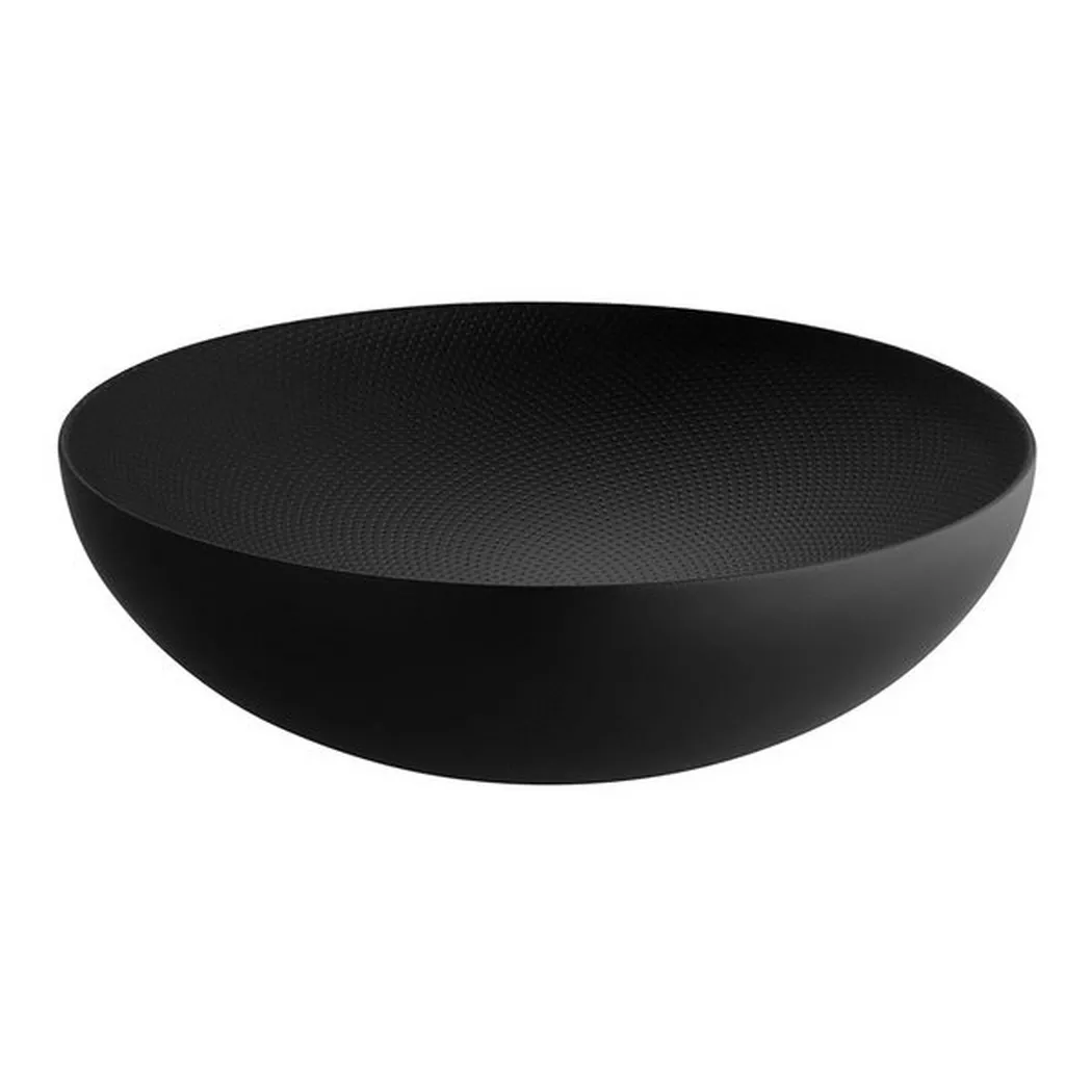 Alessi Schale Double Stahl 25cm Schwarz schwarz baby