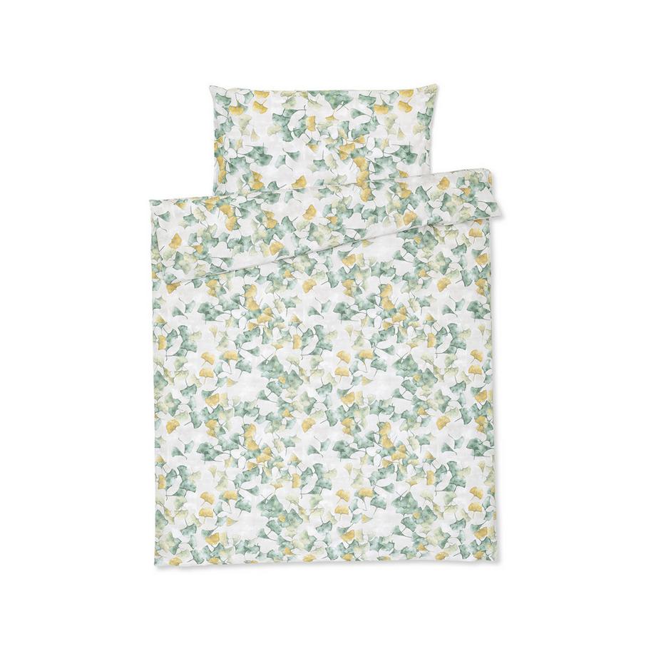 FAZZINI Ginkolo Housse de coussin motif Ginkgo  