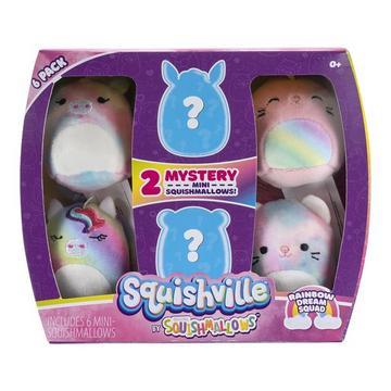 Squishville Confezione da 6, modelli assortiti