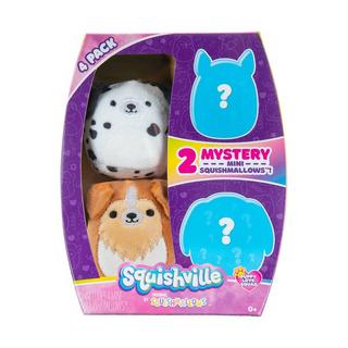 Squishmallows  Squishville 4er-Pack, Überraschungspack 