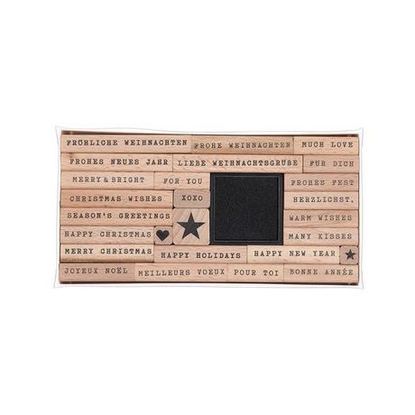 RICO-Design Set de tampons Merry Christmas 