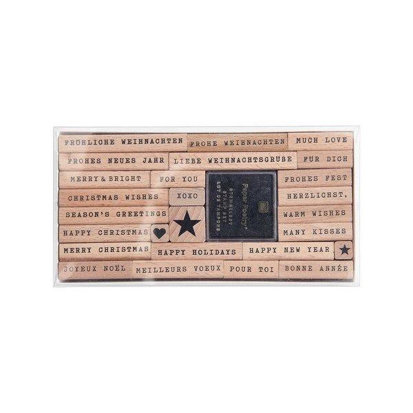 RICO-Design Set de tampons Merry Christmas 