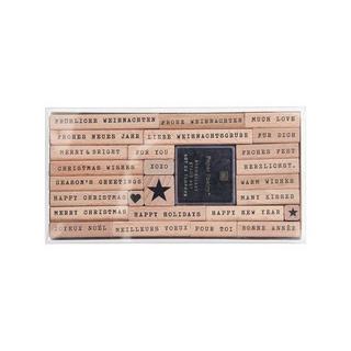 RICO-Design Set de tampons Merry Christmas 