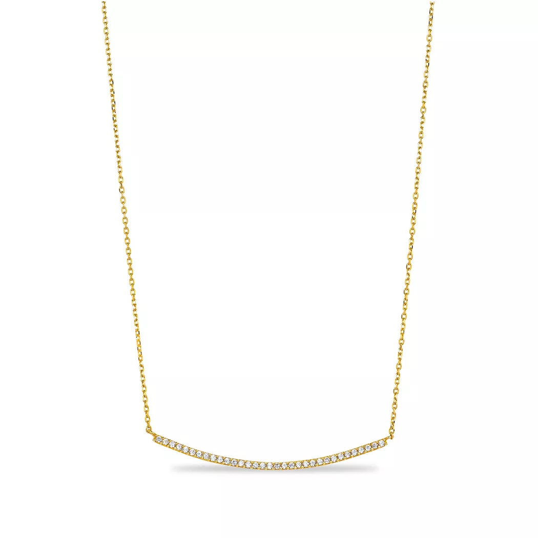 Studio Marquise - Halskette, 42cm, Gelbgold 4