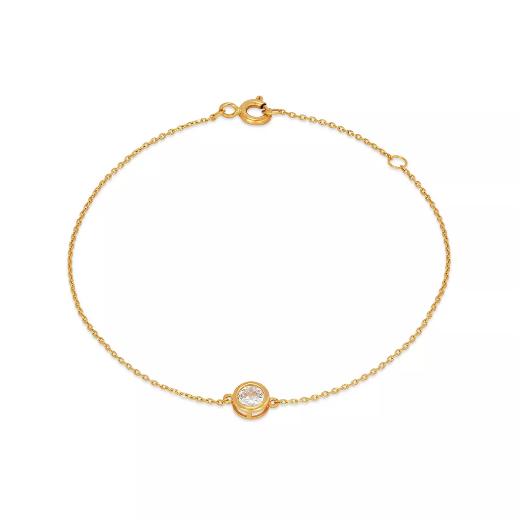 Studio Marquise - Armband, 18cm, Gelbgold 2