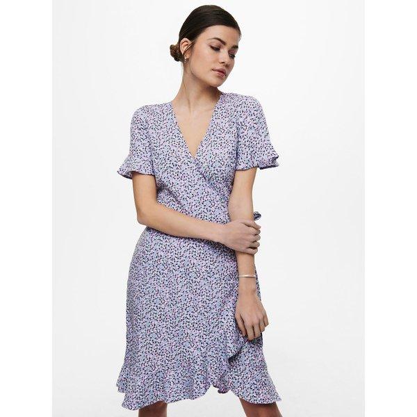 Image of Wickelkleid Damen Lila 36