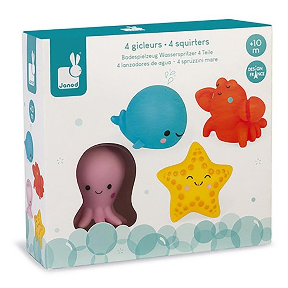 Badespielzeug 4 Meerestiere