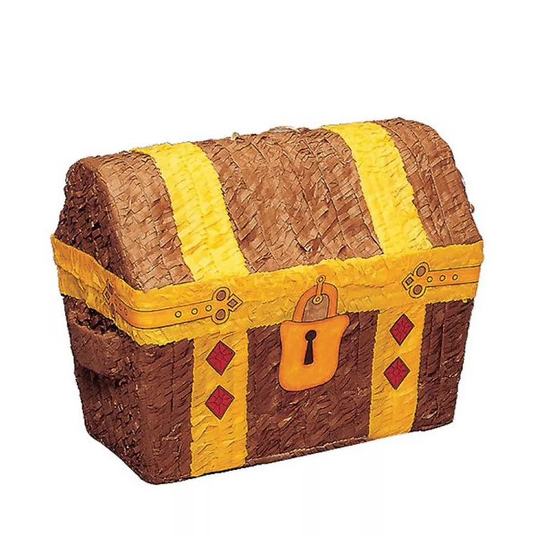 Amscan - Pinata Schatztruhe, Multicolor