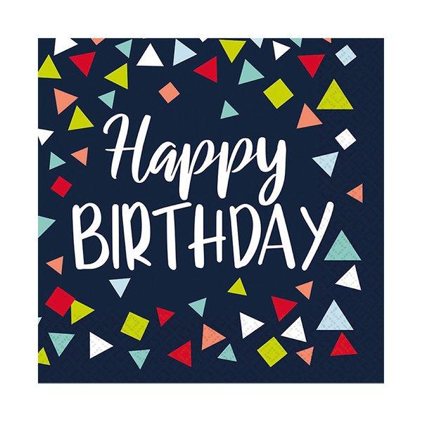 Image of Servietten Happy Birthday Multicolor