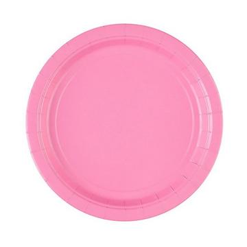 Piatto di cartone rosso