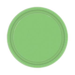 amscan  Assiette en carton vert clair 