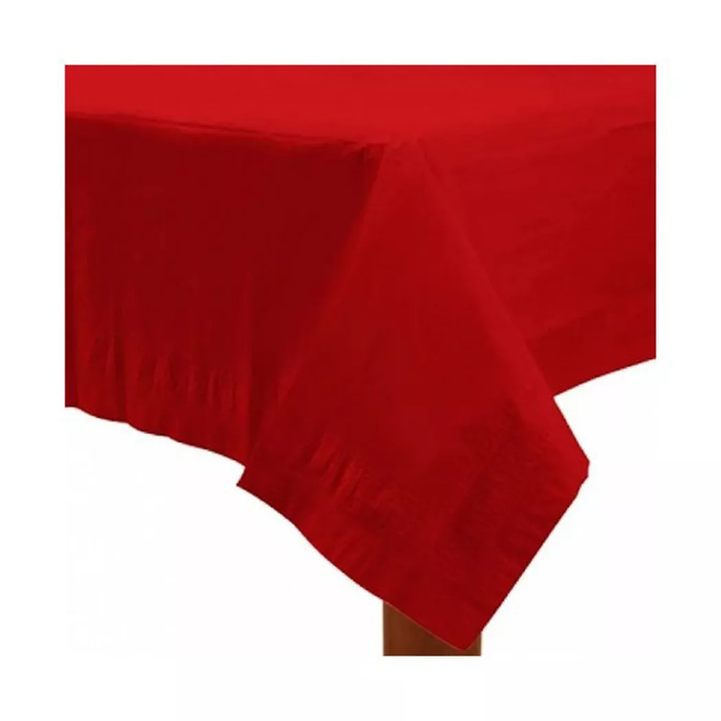 Amscan - Tischdecke Rot, Rot