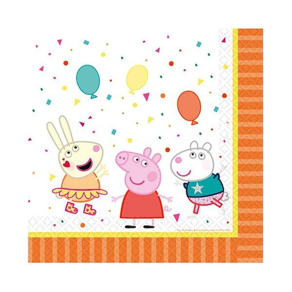 Image of 16 Servietten Peppa Pig Multicolor