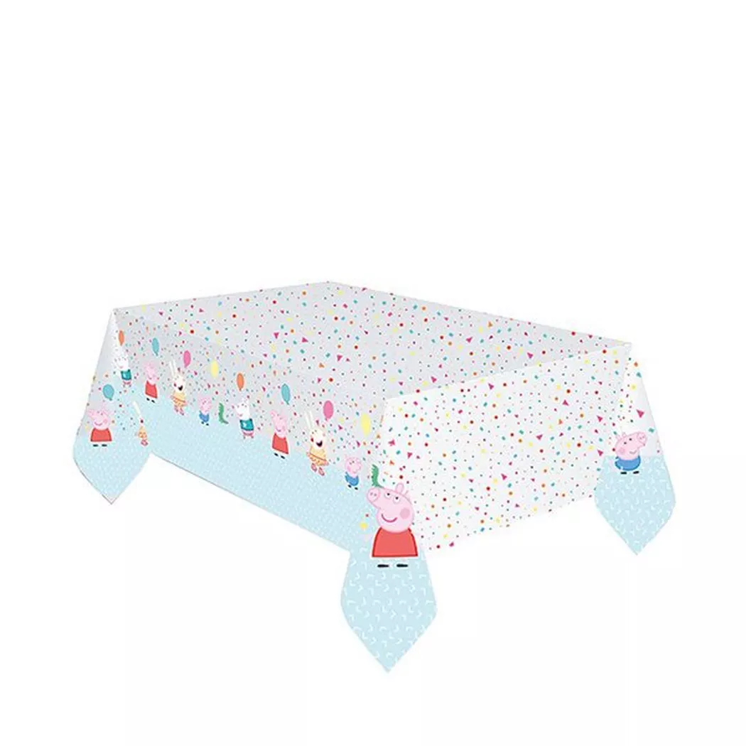 Amscan - Tischdecke Peppa Pig aus Plastik, Multicolor