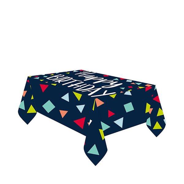 Image of Tischdecke Happy Birthday aus Papier Multicolor