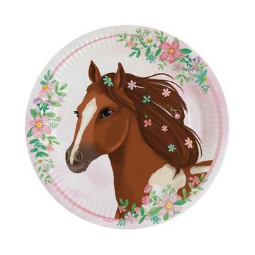 8 Piatti cavalli