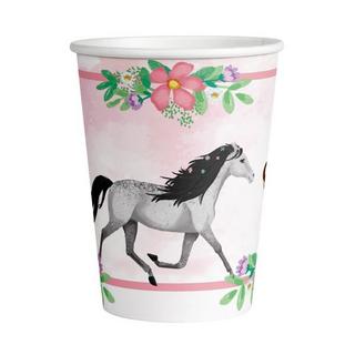 Riethmüller  8 Becher Pferde 