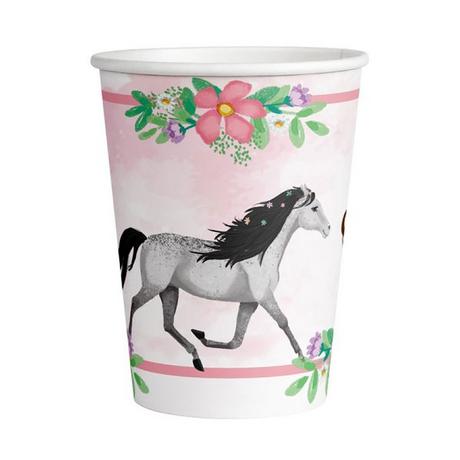 Riethmüller  8 Becher Pferde 