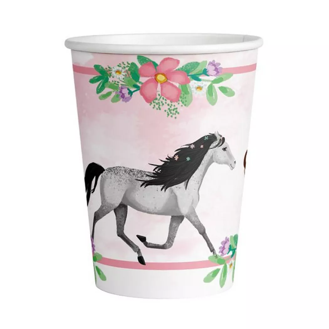 Riethmüller - 8 Becher Pferde, Multicolor
