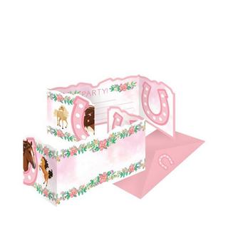 Riethmüller  8 Cartes d'invitation Chevaux 