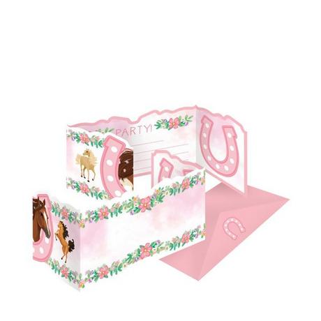 Riethmüller  8 Cartes d'invitation Chevaux 