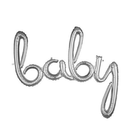 Anagram  Ballon en plastique écriture bébé 