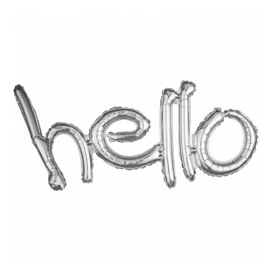 Pallone in foil Hello