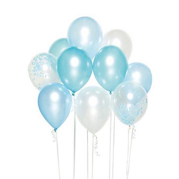 DIY Set di palloncini argento con 10 palloncini