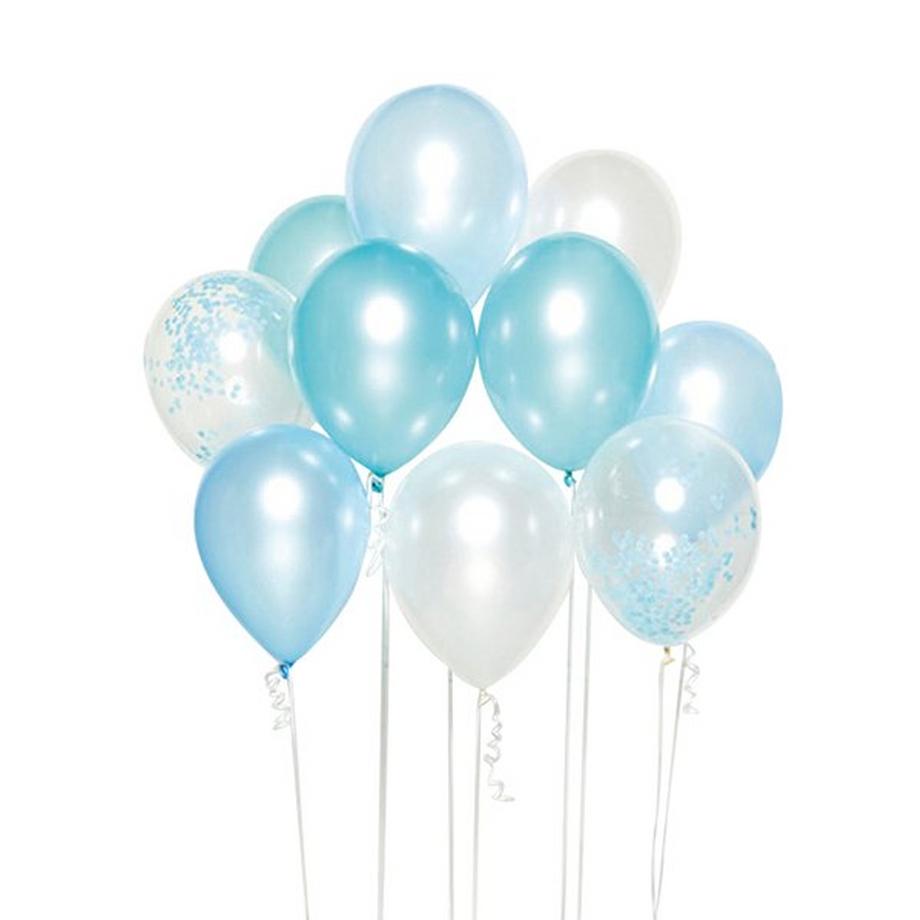 amscan  DIY Ballon-Set Silber mit 10 Ballons 