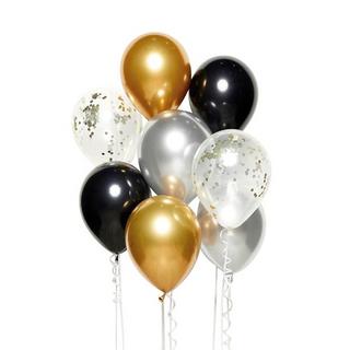 amscan  DIY Set de ballons argent avec 10 ballons 