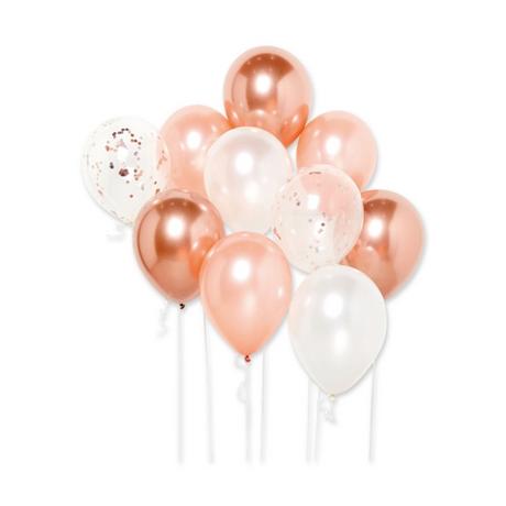 amscan  DIY Set de ballons argent avec 10 ballons 