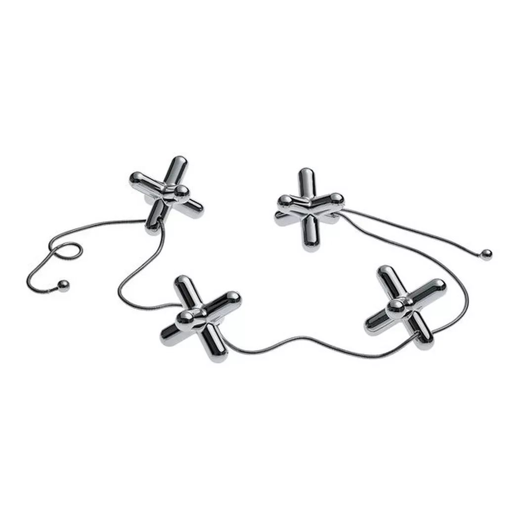 Alessi Topfuntersetzer Tripod Edelstahl silber baby