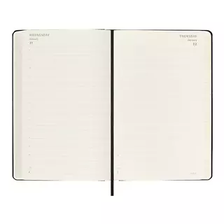 MOLESKINE Tageskalender 18 Monate 2022-2023 Hardcover Black