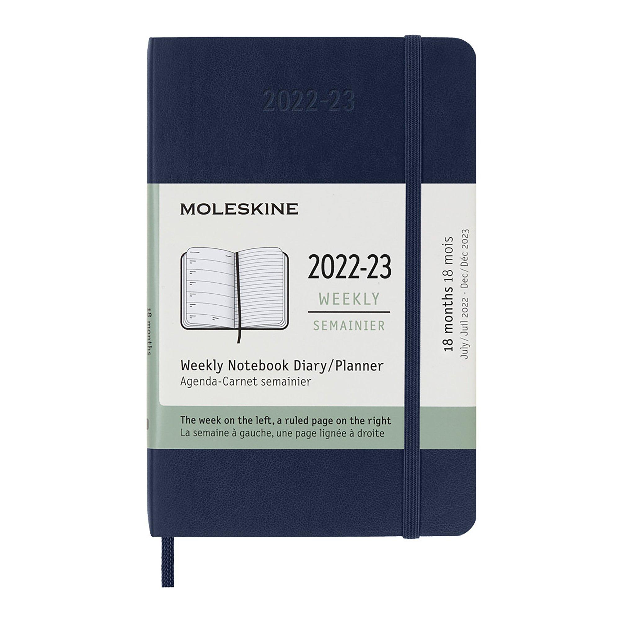 MOLESKINE Wochenagenda 18 Monate 2022-2023 Softcover  online kaufen 
