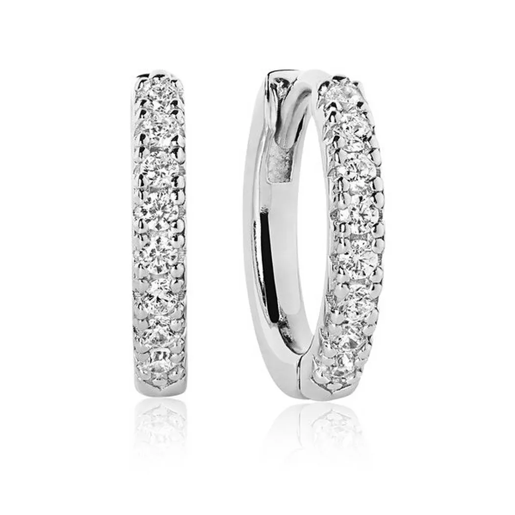 Sif Jakobs - Ohrringe, Ellera Medio, 14mm, Silber