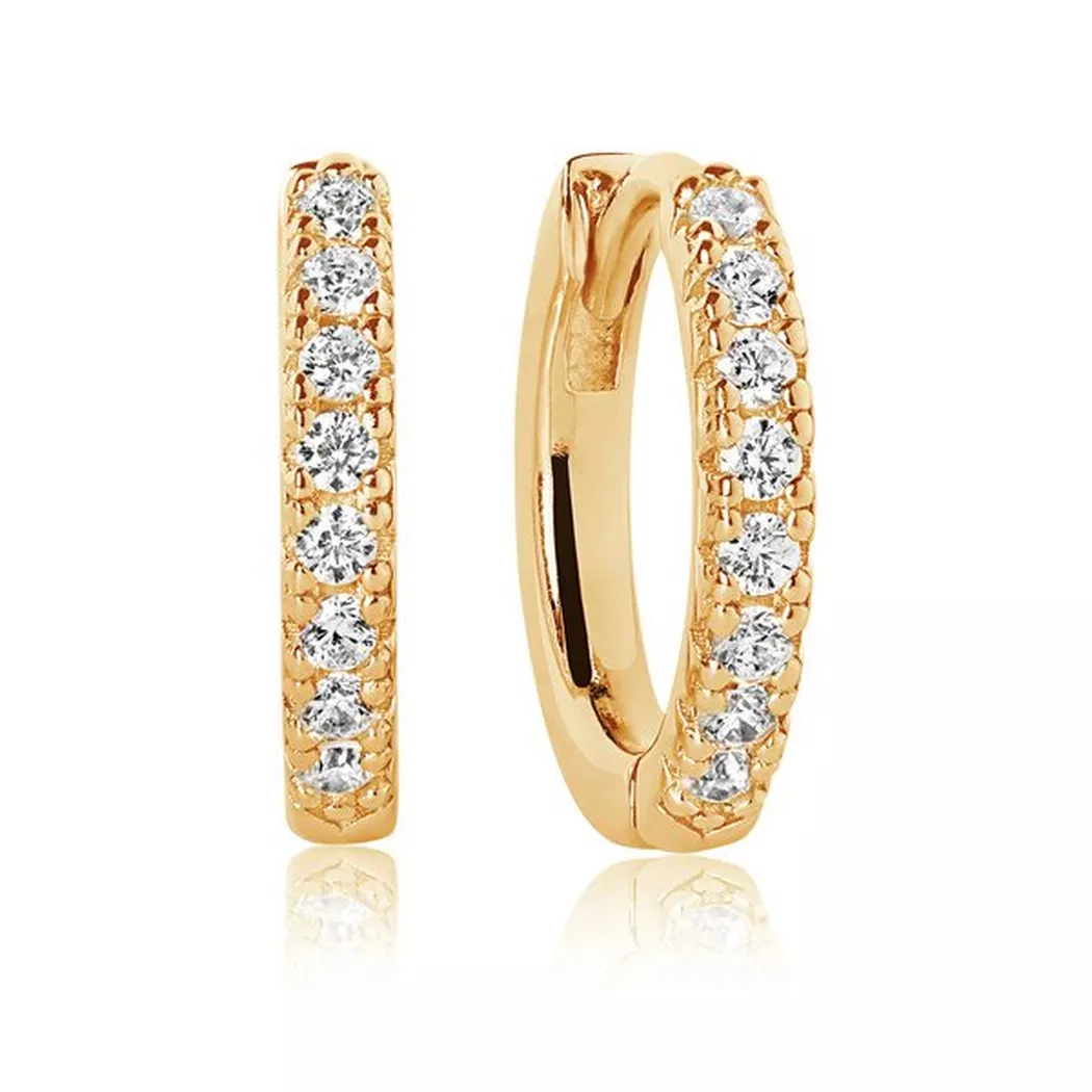 Sif Jakobs - Ohrringe, Ellera Medio, 14mm, Gold 2