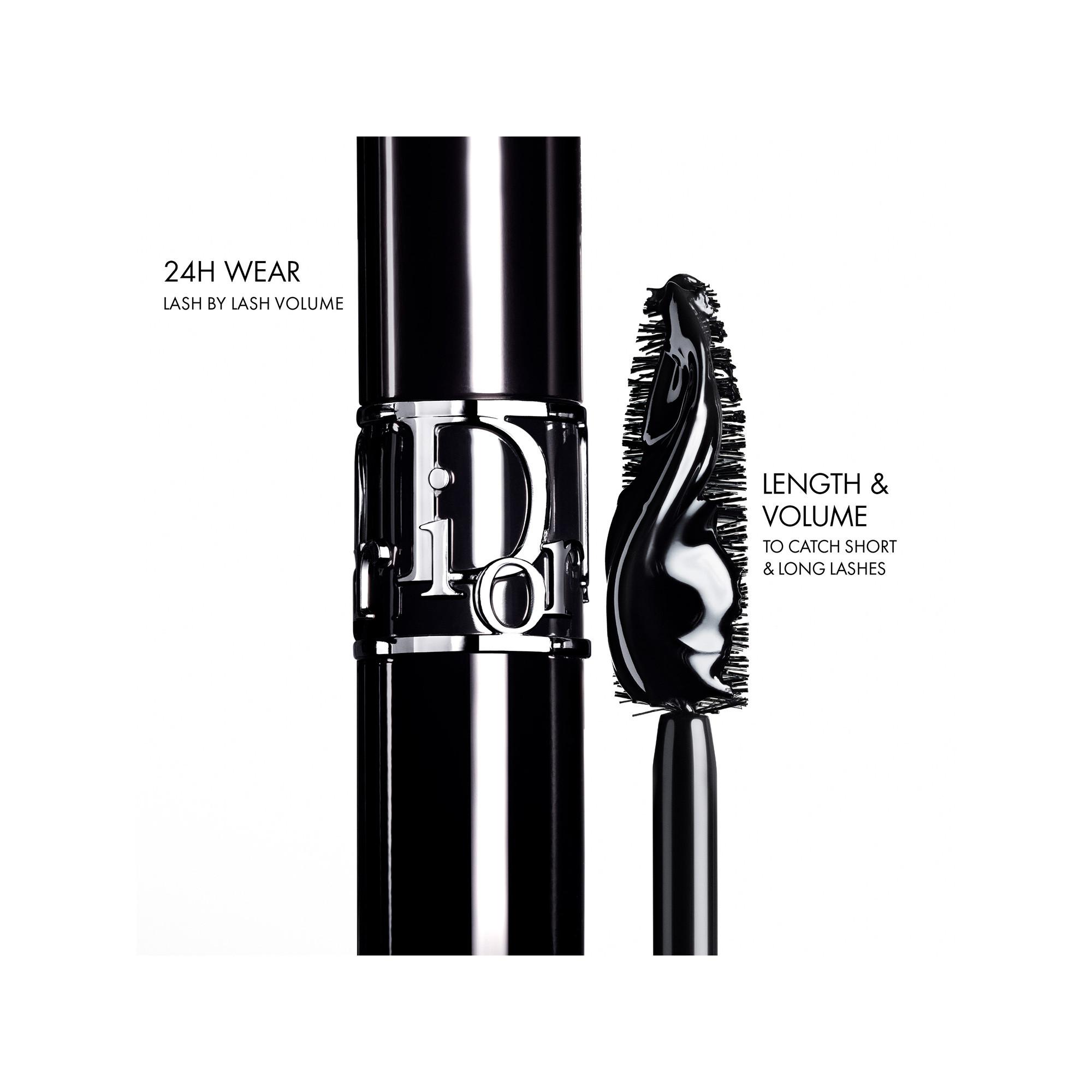 Dior Diorshow Mascara Volume Sur Mesure 24 h - Définition Cil À Cil - Formule Soin - 90 % D'Ingrédients D'Origine Naturelle  