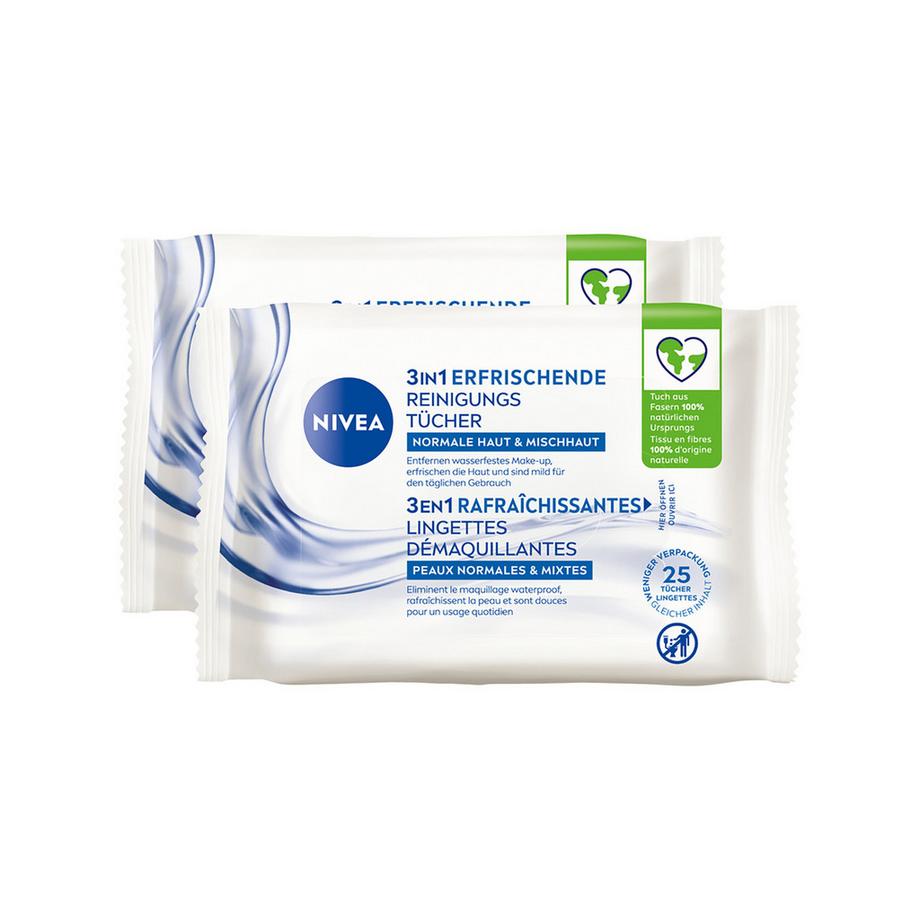 Lingettes nettoyantes pour le visage