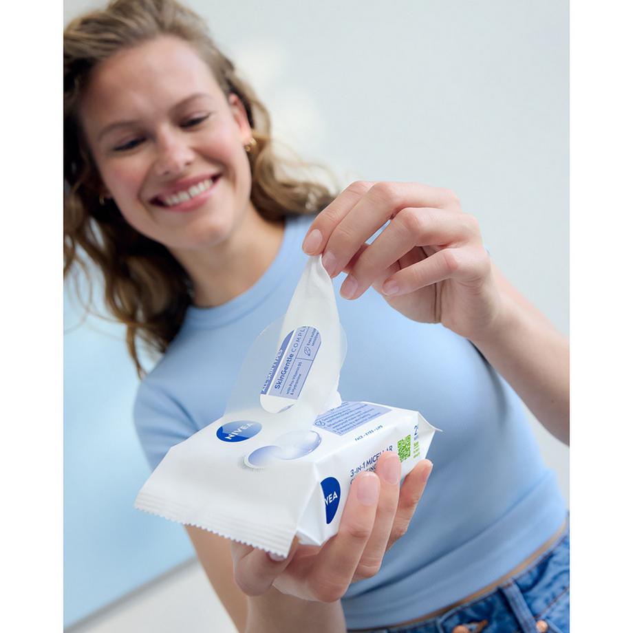 NIVEA  Lingettes nettoyantes pour le visage 
