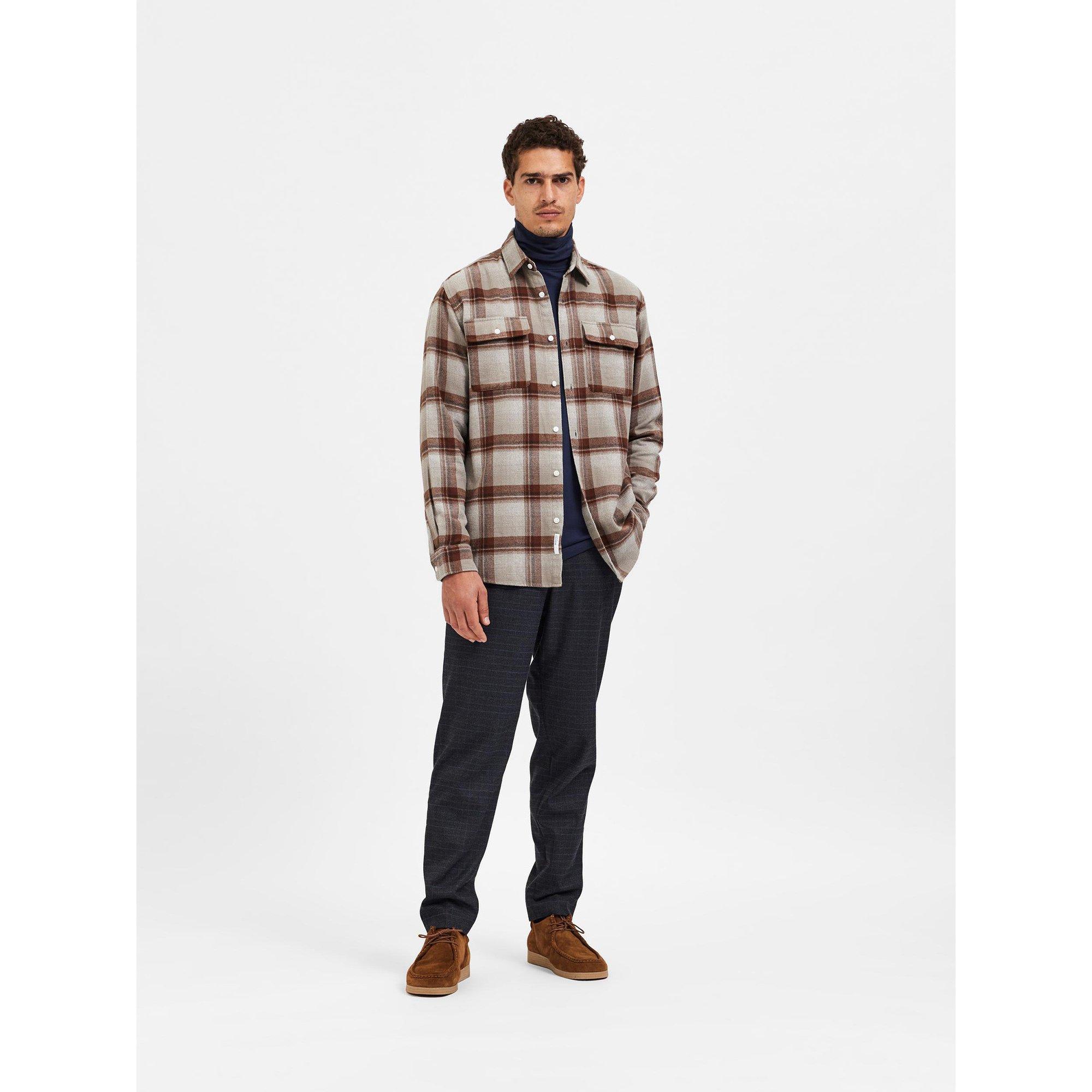 SELECTED SLHREGSCOT CHECK SHIRT Hemd, langarm 