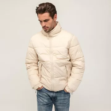 Wattierte Jacke ohne Kapuze