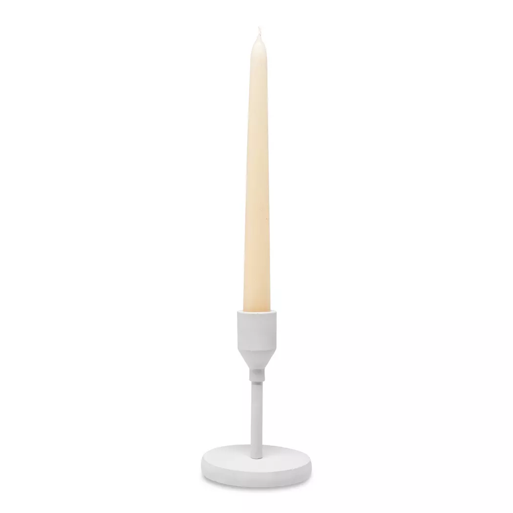Manor - Weihnachtlicher Kerzenständer, H13cm,Ø10cm, Weiss