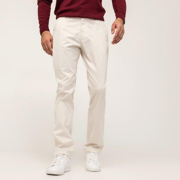 Image of Chinohose, Regular Fit Herren Ecru L30/W36