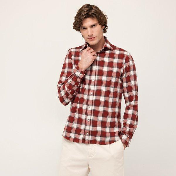 Image of Hemd, Modern Fit, Langarm Herren Rost L