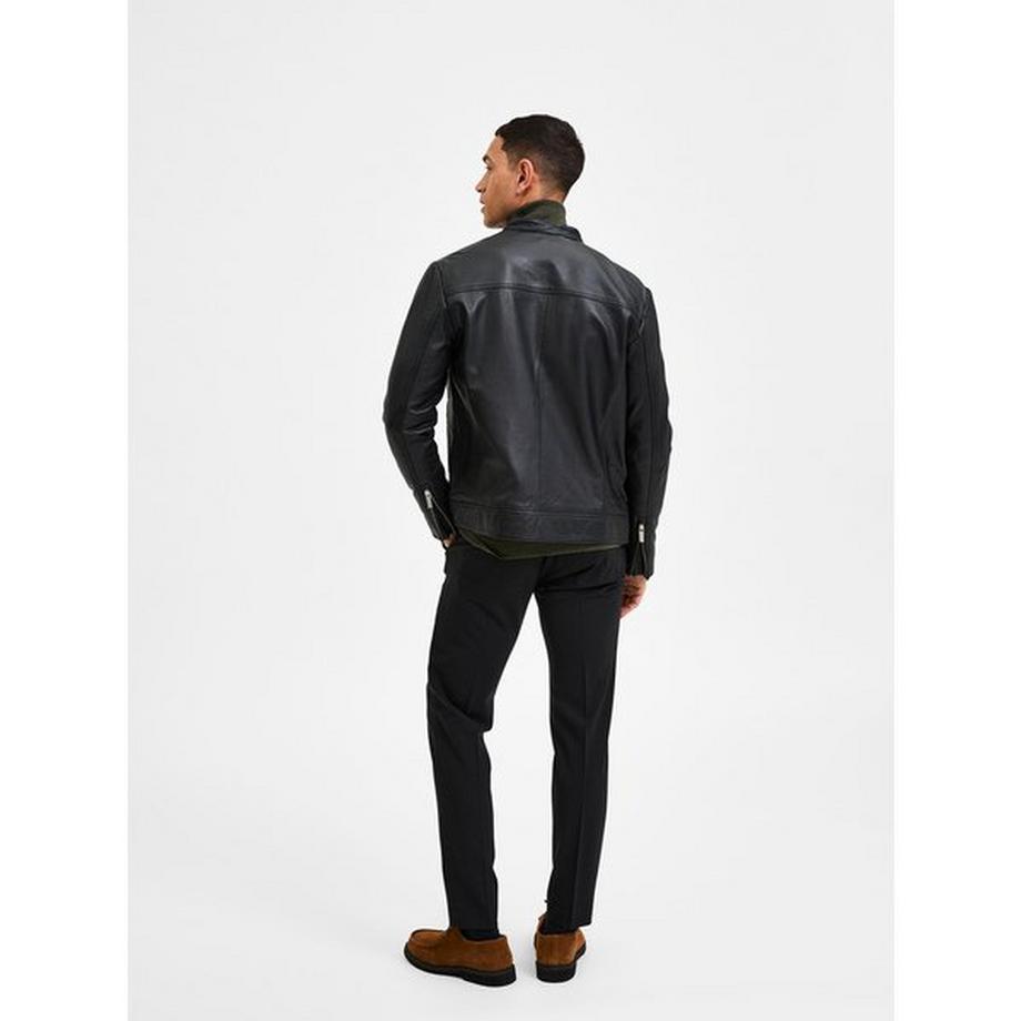 SELECTED SLHARCHIVE CLASSIC LEATHER JKT NOOS Veste en cuir 