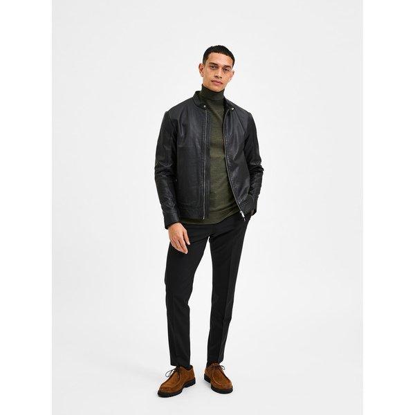 SELECTED SLHARCHIVE CLASSIC LEATHER JKT NOOS Giacca in pelle 