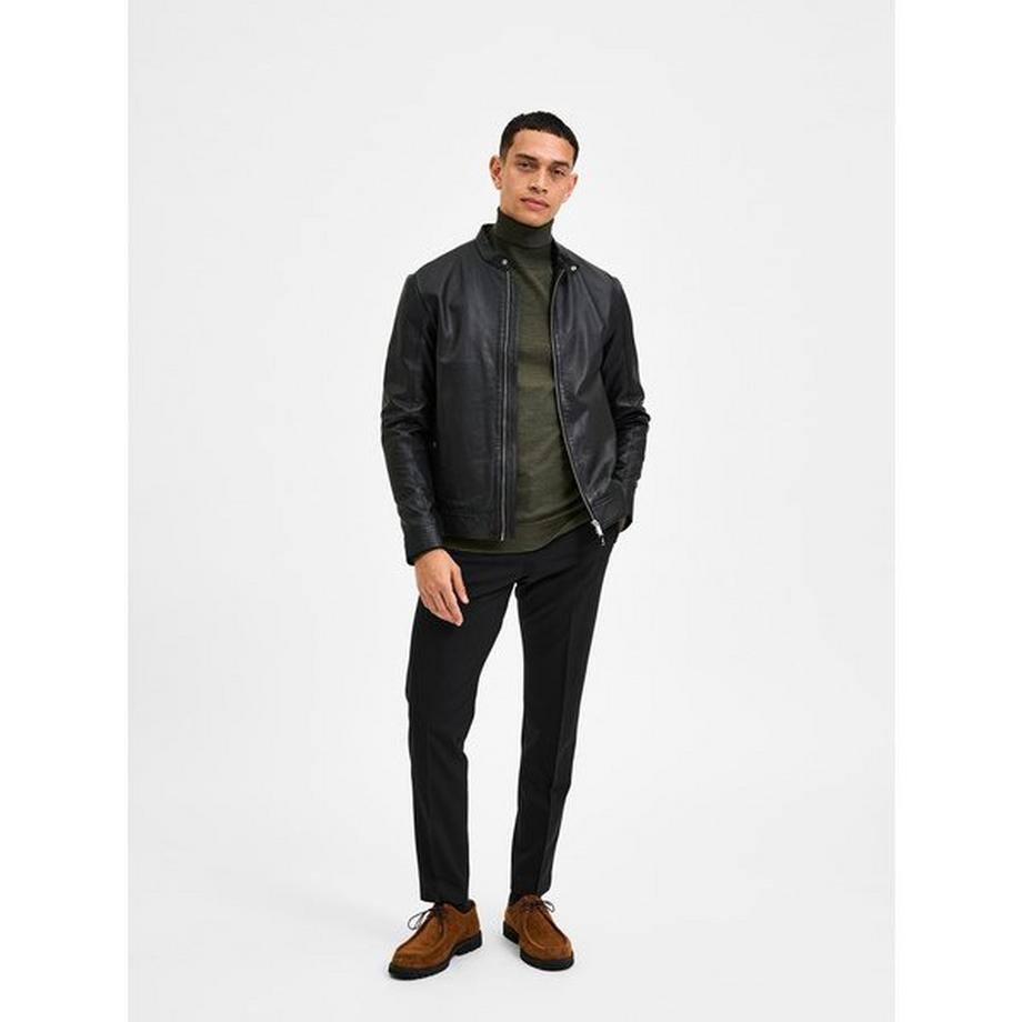 SELECTED SLHARCHIVE CLASSIC LEATHER JKT NOOS Veste en cuir 